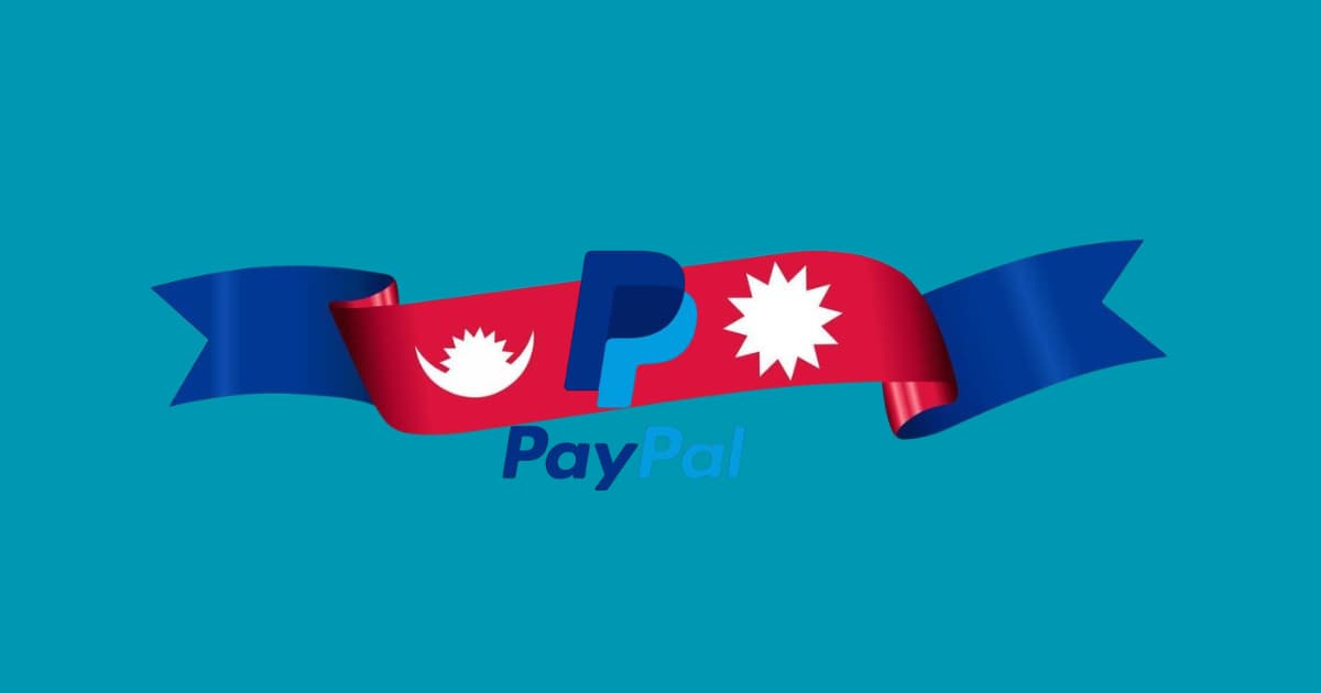 PayPal Logo In Nepal Flag